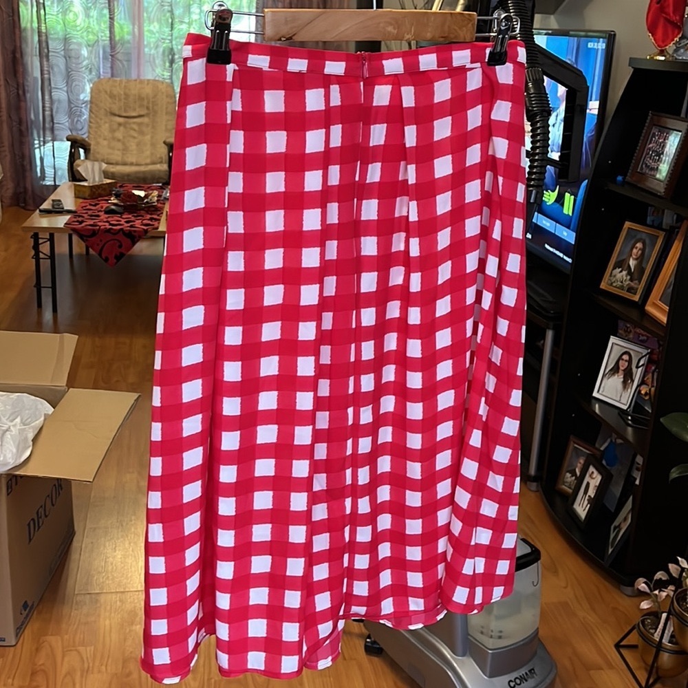 Eight Sixty Red midi skirt size L - Picture 2 of 5